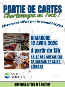 Partie De Cartes MADA Affiche 12 Avril 225x300