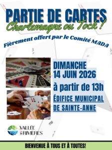 partie de cartes mada affiche 14 juin 2026